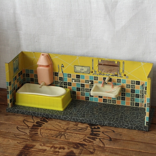 ドイツ ヴィンテージ 木製ドール用キッチン小物セット/ドール雑貨