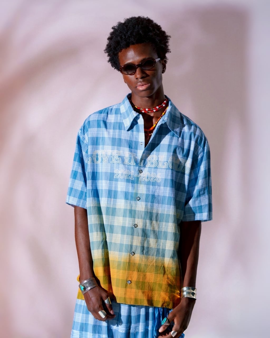 SUNSEA 20SS Gingham Shadow 開襟 チェック シャツ | SSVS.CH