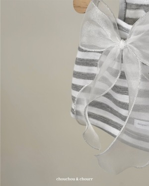 予約 【chouchou&chourr】GLITTER SLEEVELESS （Grey）