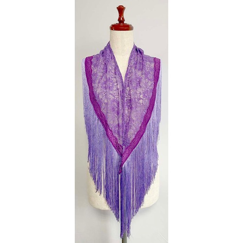 AA-P-2535　紫コードレースシージョ　アイレ製★1点物★