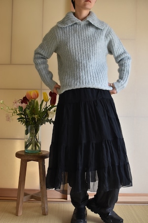 1970-80s  Tsuyukusa lamé Knit Top