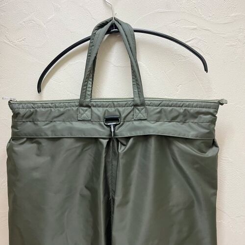 YAECA ヤエカ LIKE WEAR ナイロン ヘルメットバッグ カーキ 【代官山09 