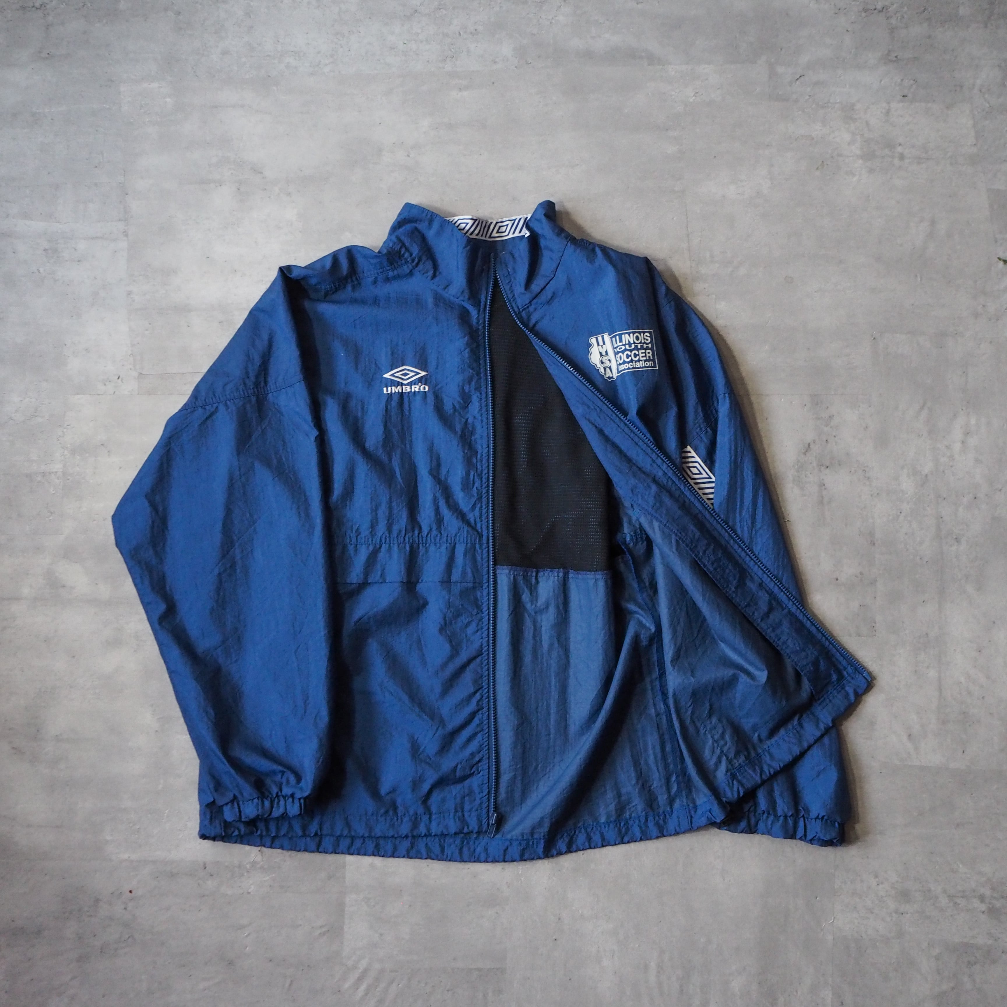 90s “UMBRO” soccer association nylon jacket made in USA アンブロ