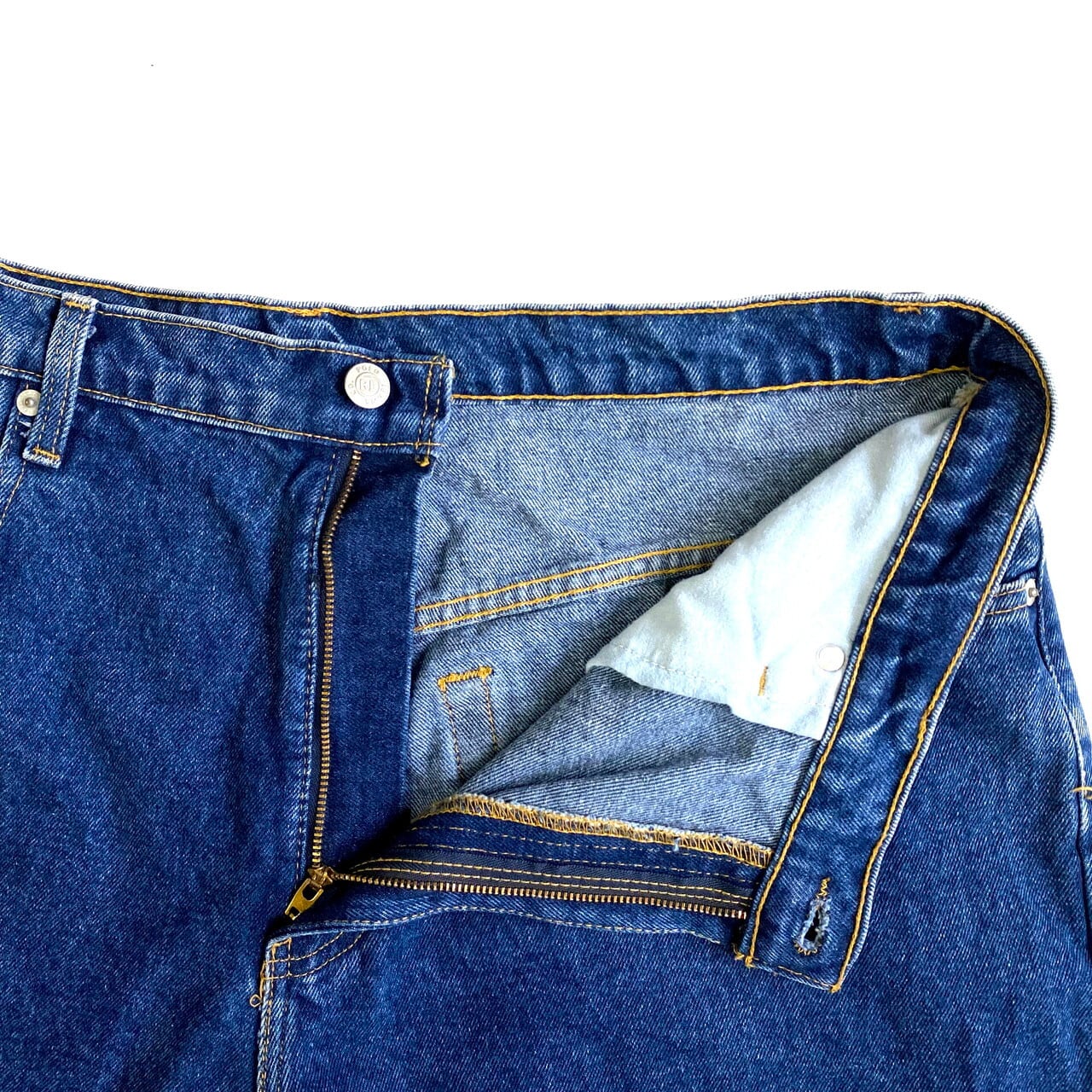 Ralph Lauren ラルフローレン ロゴ刺繍 ストレート デニムパンツ 濃色