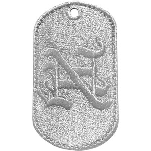 【AFO】FIRE FLAME DOG TAG PENDANT【SILVER】ドッグタグ ペンダント / ヘッド・チェーンセット【ゆうパケット配送対象商品】