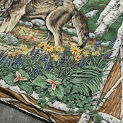 dead stock animal quilting rug