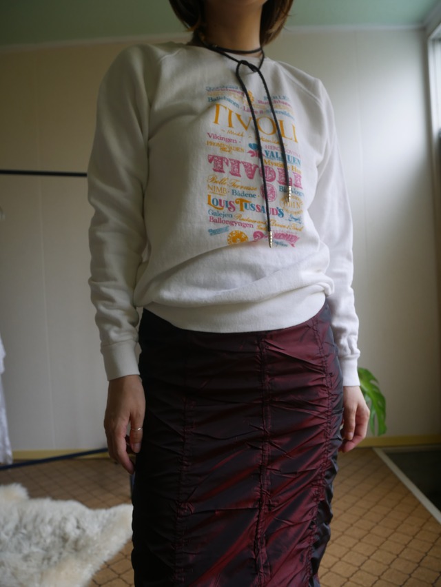 80s-90s TIVOLI Graphic Raglan Sweatshirt