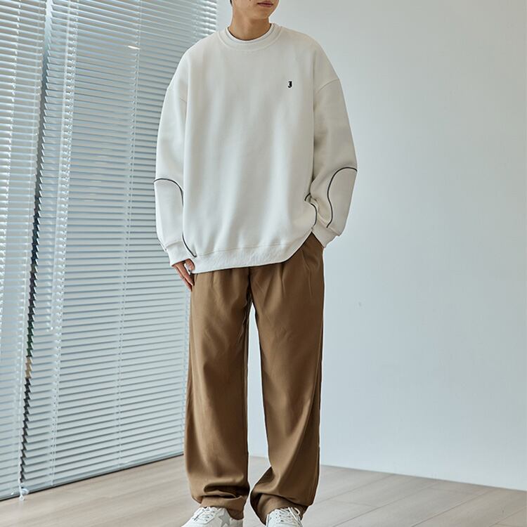 ★CASUAL ROUND NECK SWEATSHIRT　　　A0439