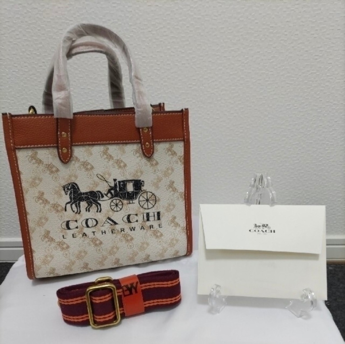 COACH コーチ トートバッグ ハンドバッグ 馬 ホースアンドキャリッジ 
