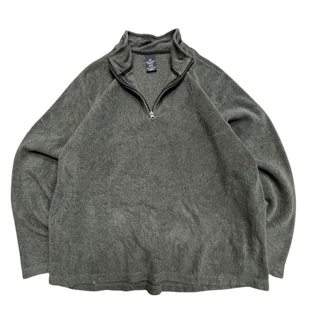 【USヴィンテージ】ハーフジップフリース◎シンプル FADED GLORY