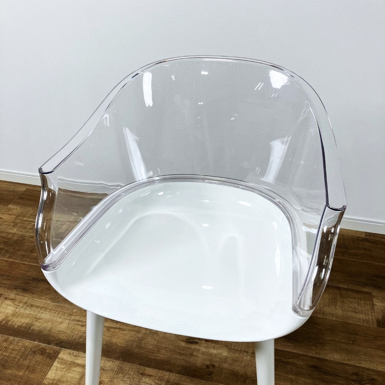 【未使用品】MAGIS SD1700 CYBORG glossy white マジス サイボーグ グロッシー ホワイト 1736C clear 2540TR【中古】【250サイズ】