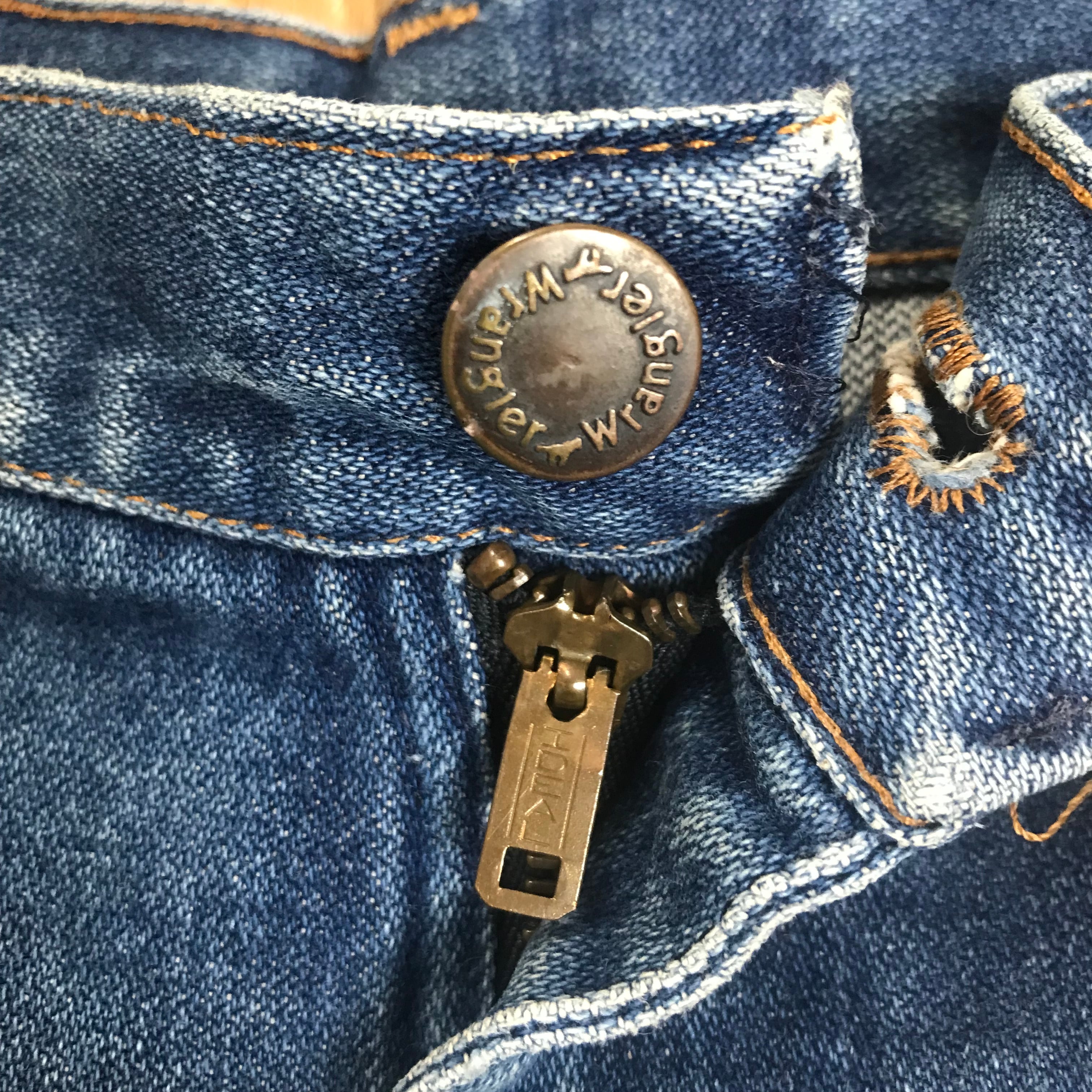 ☆70s VINTAGE Wrangler カットオフ デニム パンツ メンズ Mサイズ位 ☆70s VINTAGE Wrangler カットオフ デニム パンツ メンズ Mサイズ位