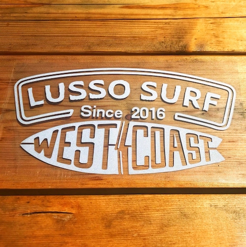 LUSSOSURF Sticker 【White】