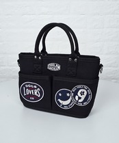 【直営限定ITEM】-TYPE D- パッチコンパクト3wayバッグ (BLACK)　CQ-49501H