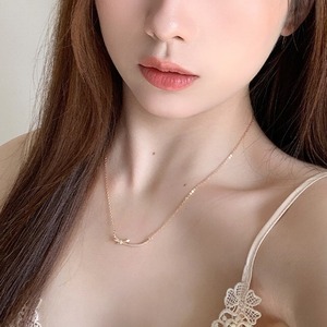 おしゃれ リボン 結び目 高級感 プレミアム ネックレス