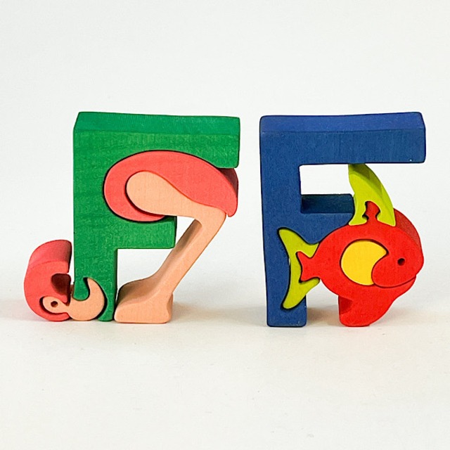 アルファベットパズル F