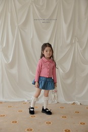 韓国子供服 / 26Autumn / 〖取寄〗Melikey / プチカラーTシャツ / 女子服 *XS~JM*