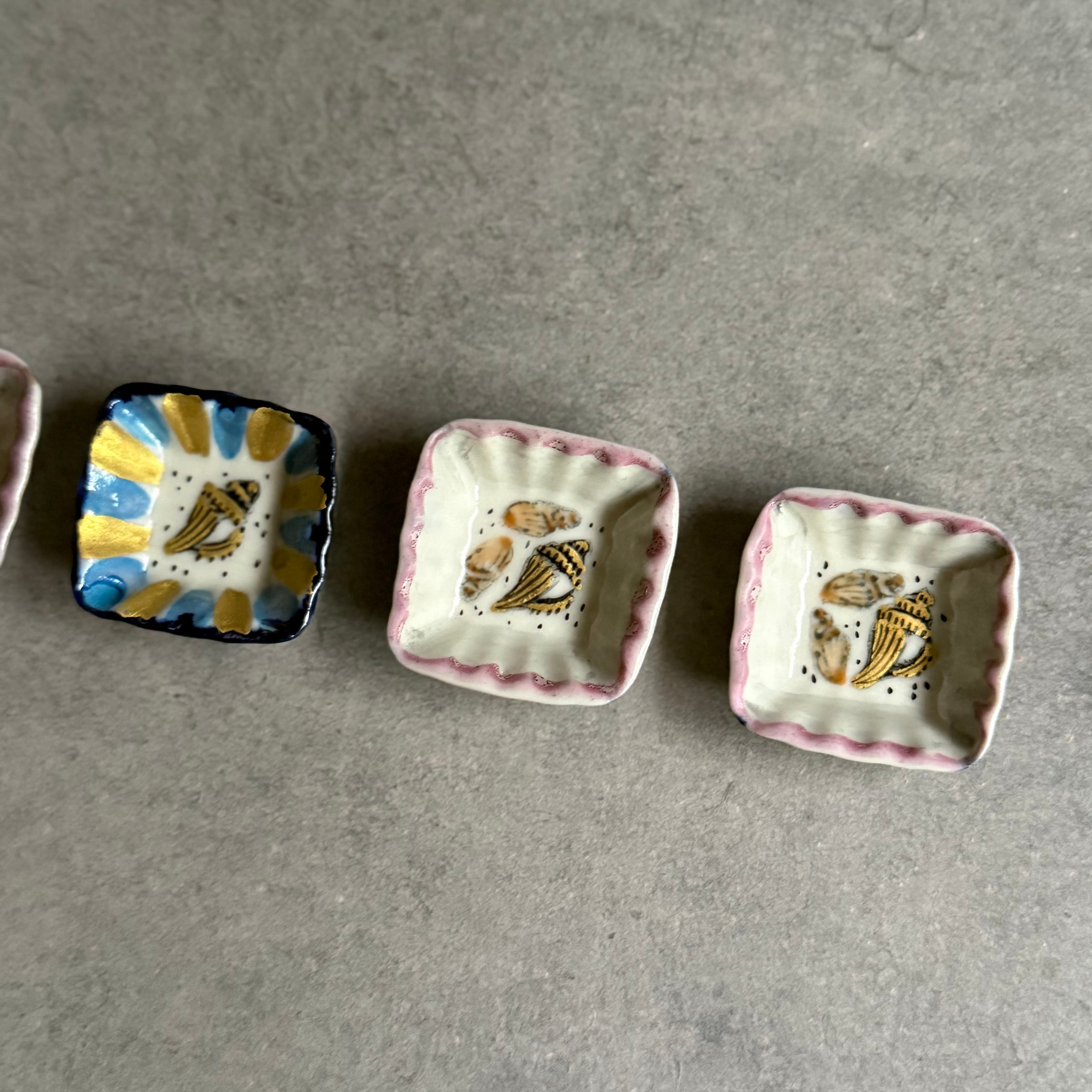 つちやまり 四角豆皿 | gallery 一白
