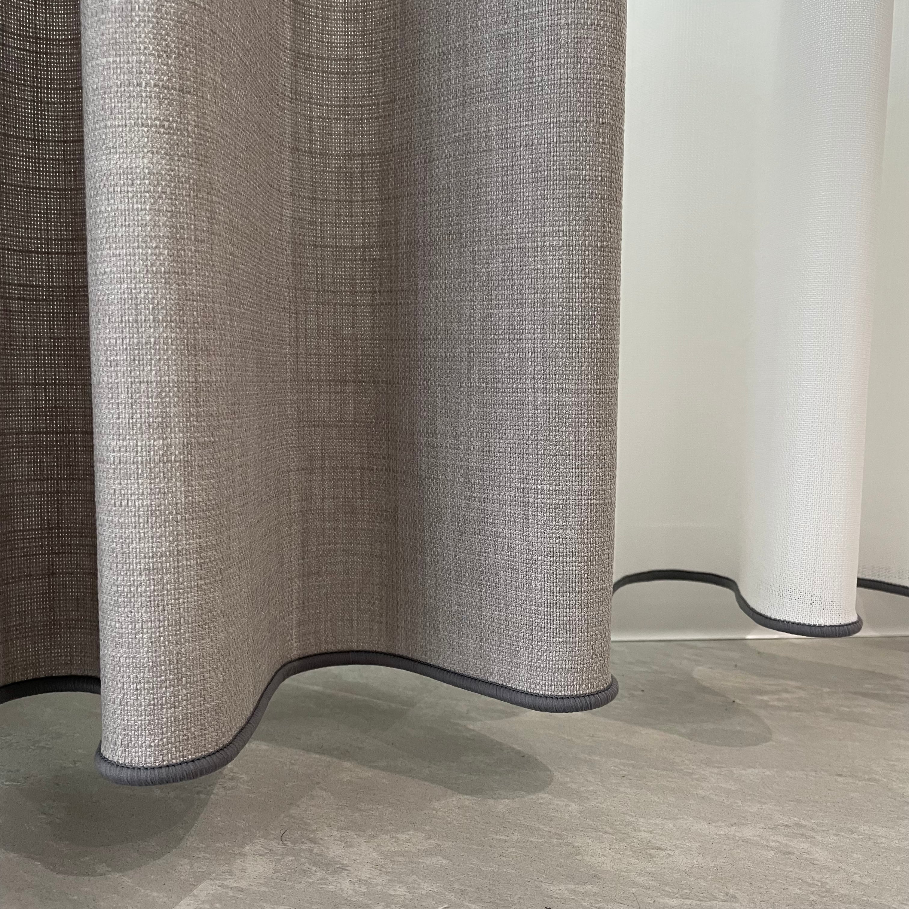 カラーボトムロック ドレープカーテン／1.5倍ヒダ／ | Airpuric エア