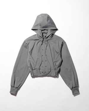 【26SS】MUKCYEN ムッシャン / reversible structured zip hoodie / フーディー