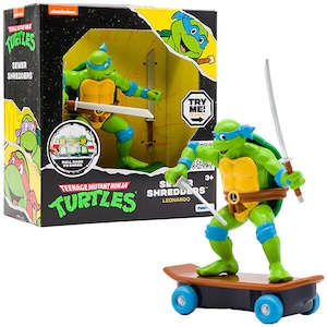 ☆US直輸入☆【 Teenage Mutant Ninja Turtles( ティーンエイジ ミュータント ニンジャ タートルズ )】 Turtles Sewer Shredders Pull Back Vehicles / 5インチ タートルズ スケートプルバックトイ / レオナルド〚アメリカン雑貨 アメトイ〛