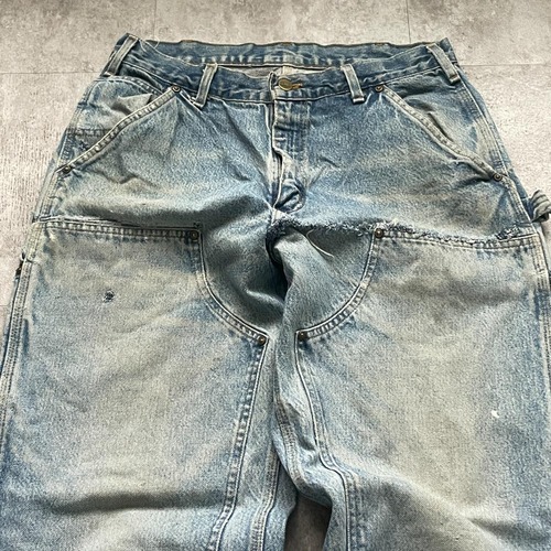 推定00s デニム ダブルニー Carhartt W 31 L 30 詳細写真4