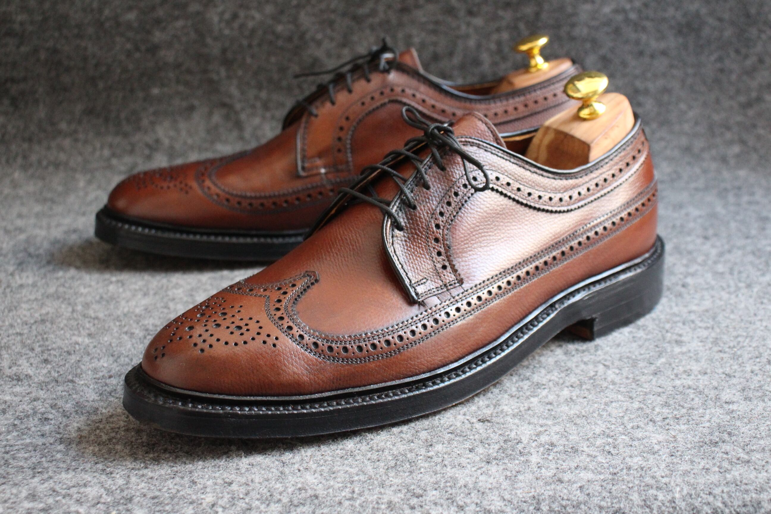 US7.5D Allen Edmonds McClain ウィングチップ MADE IN USA ～'00