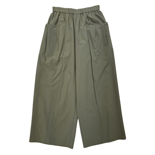 【最新作】ナイロンストレッチワイドパンツ【261-6103】Nylon stretch wide pants