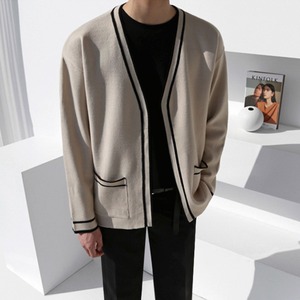 ラインVネックニットカーディガン　MT0080377