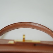 HERMES エルメス ケリー 32 ヴォーエプソン 2WAYハンドバッグ ゴールド ゴールド金具 〇Z:1996年