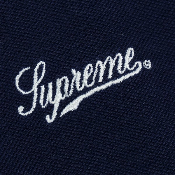 Size【XL】 SUPREME シュプリーム 25SS Cursive Polo Navy Stripe Navy
