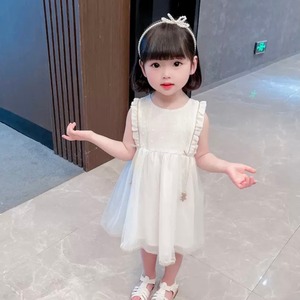 子供服 80〜130 チュールドレス ワンピース フレアスカート ノースリーブ フリル 星 送料無料 ミディ丈 ミモレ 子供 キッズコーデ キッズファッション キッズドレス キッズ 可愛い きれいめ エレガント 春 夏 秋 ガーリー 韓国系 お出かけ 外出 きれいめカジュアル 着回し ファッション デート コーディネート 重ね着 休日 特別な日 お祝い 記念日 カジュアル 普段着 春コーデ 夏コーデ 韓国 おしゃれ シンプル ゆったり 韓国ファッション ワンポイント コーデ パーティー パーティドレス