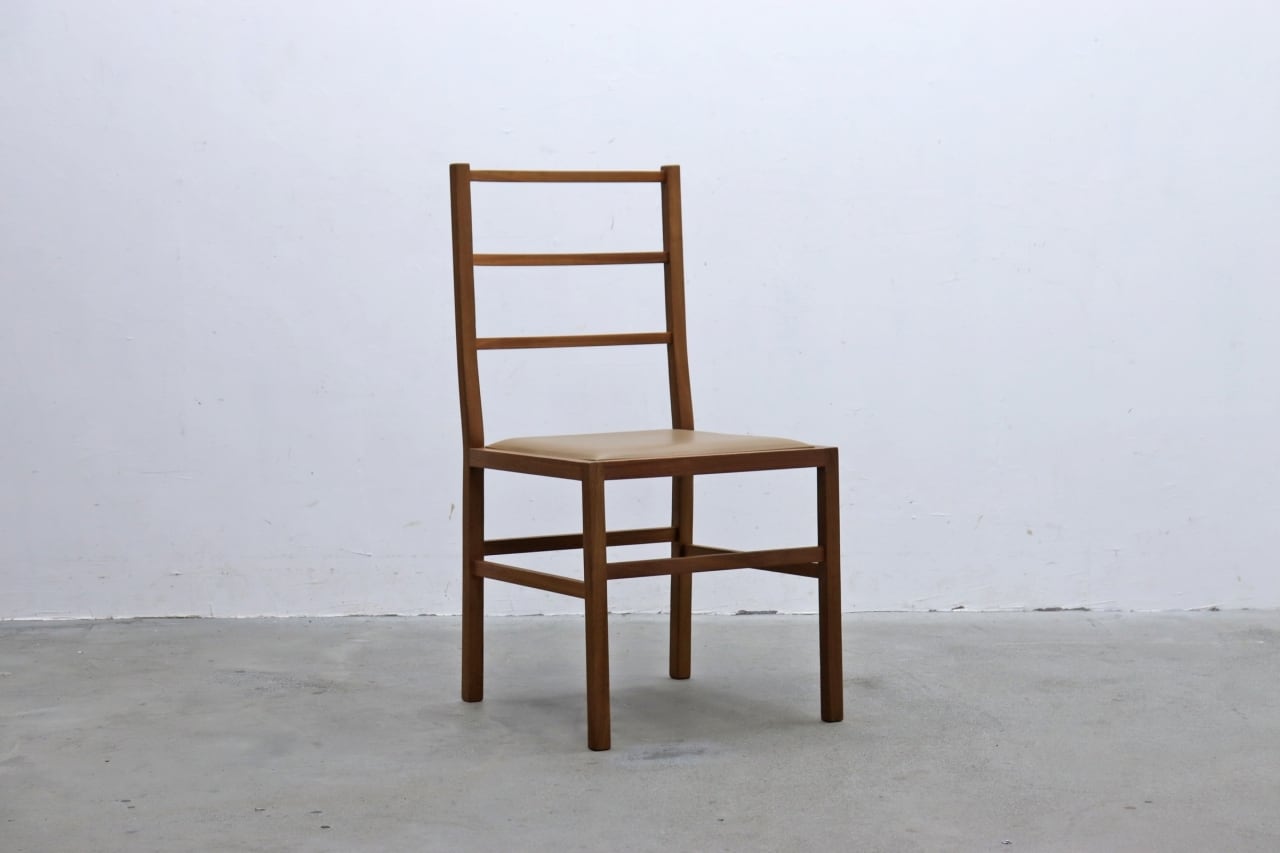 オーガニックモダニズム　アームチェア　NY アメリカ　ウォールナット Organic Modernism オーガニックモダニズム ウォールナット 本革