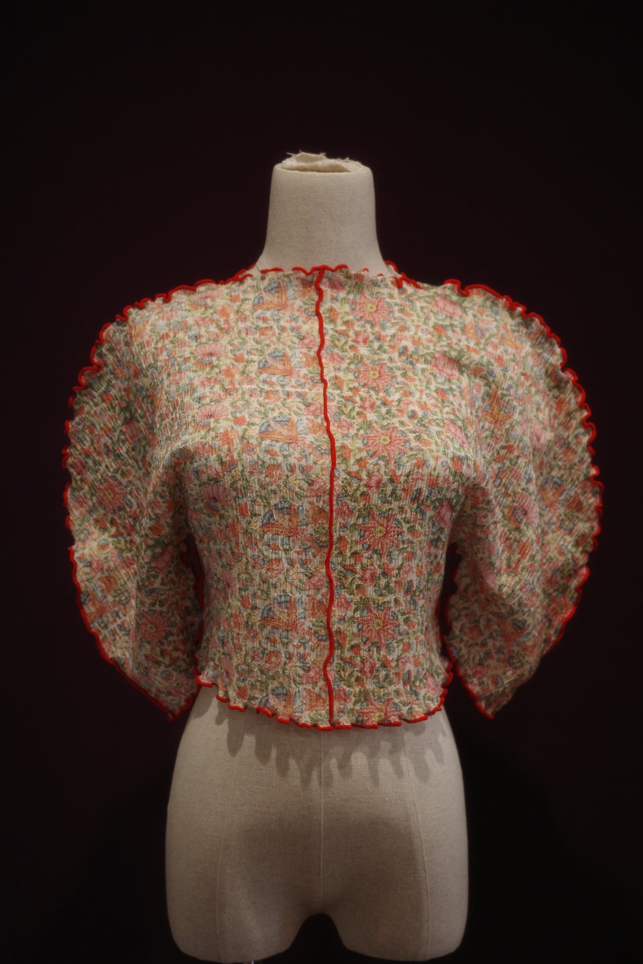 DECO depuis 1985  レーストップス  ブラック DECO depuis1985 RIB LACE TOPS - mousses