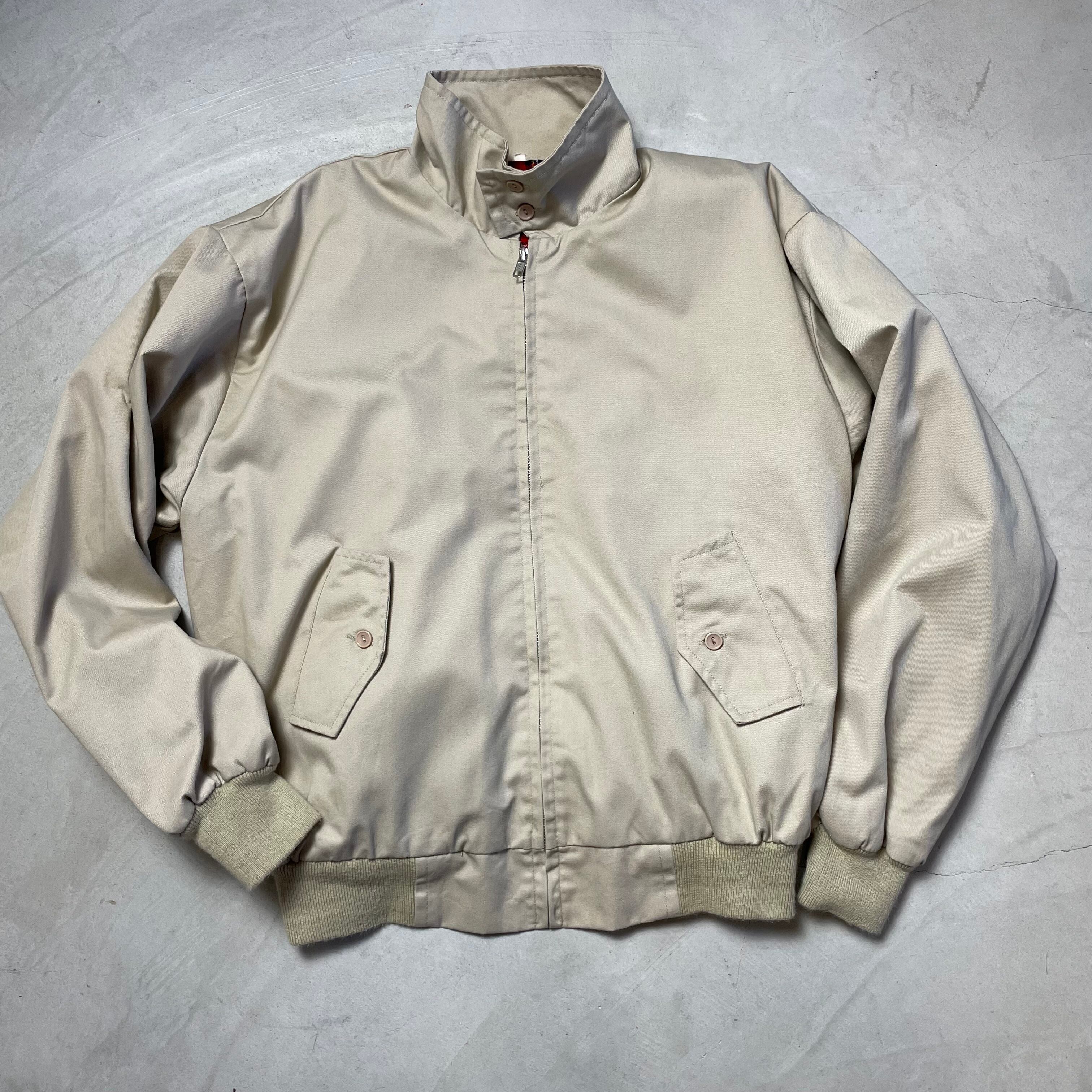 ポリエステル コットン ブルゾン メンズM相当 古着 スポーツジャケット ヴィンテージ ビンテージ 【ブルゾン・ジャケット】