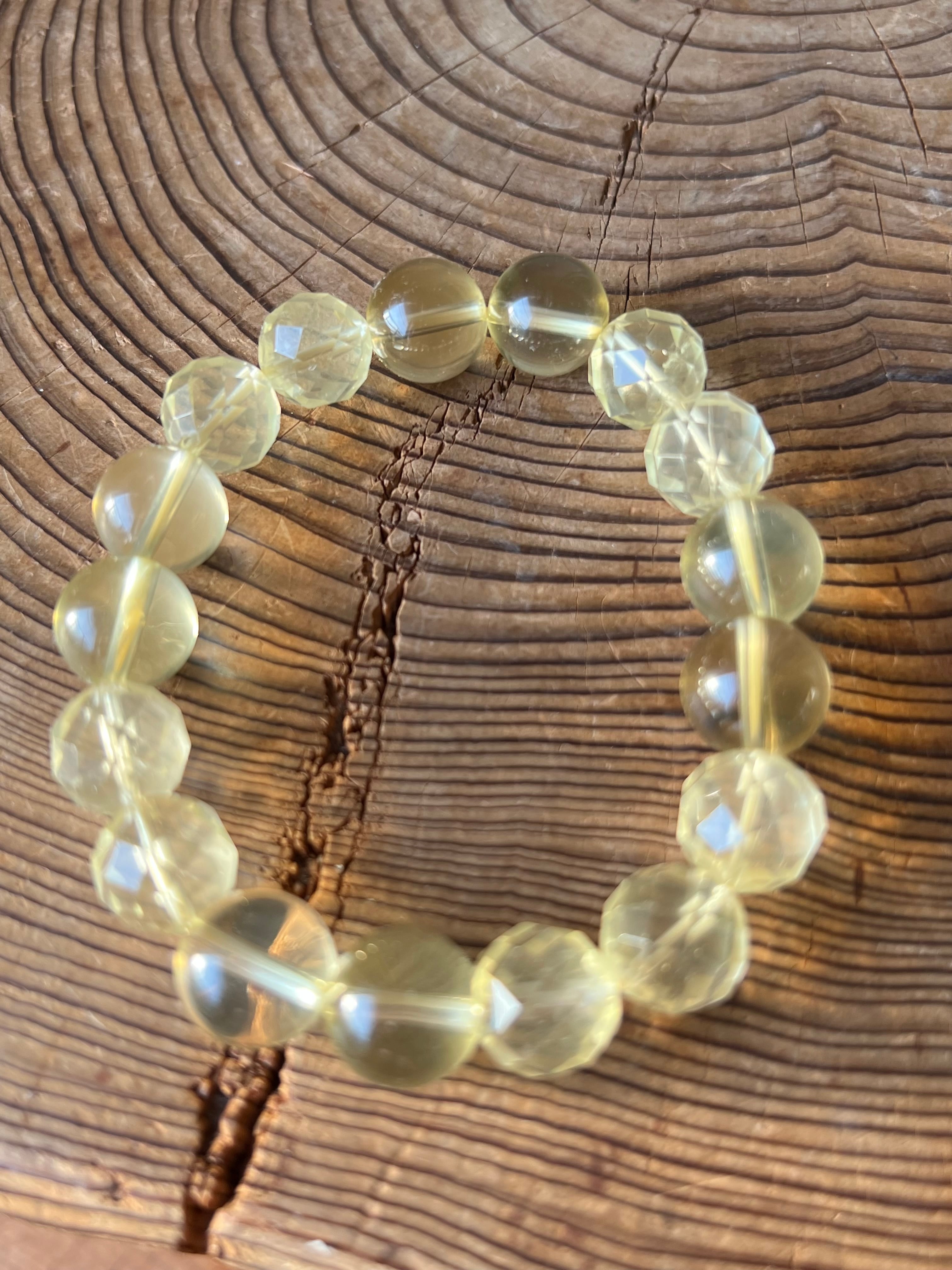 【甘い水】レモンクォーツ ブレスレット