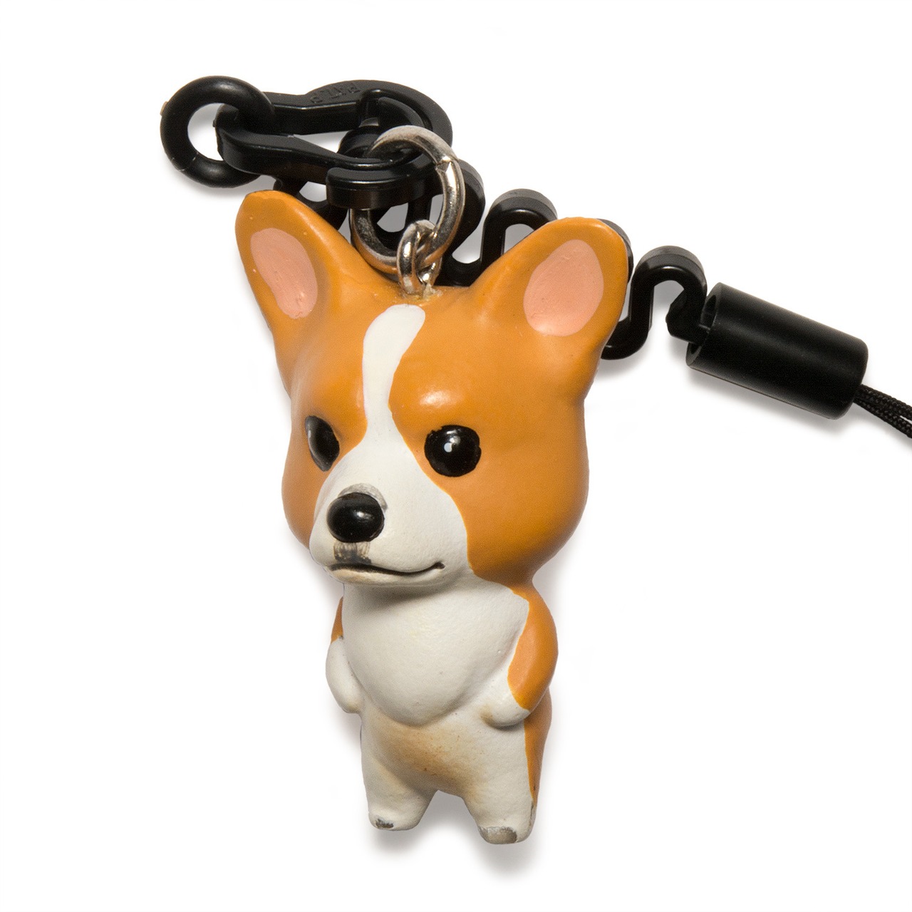 お犬様 vol.1 Corgi コーギー レッドホワイト プチコード 松葉紐 ストラップ MA-7001