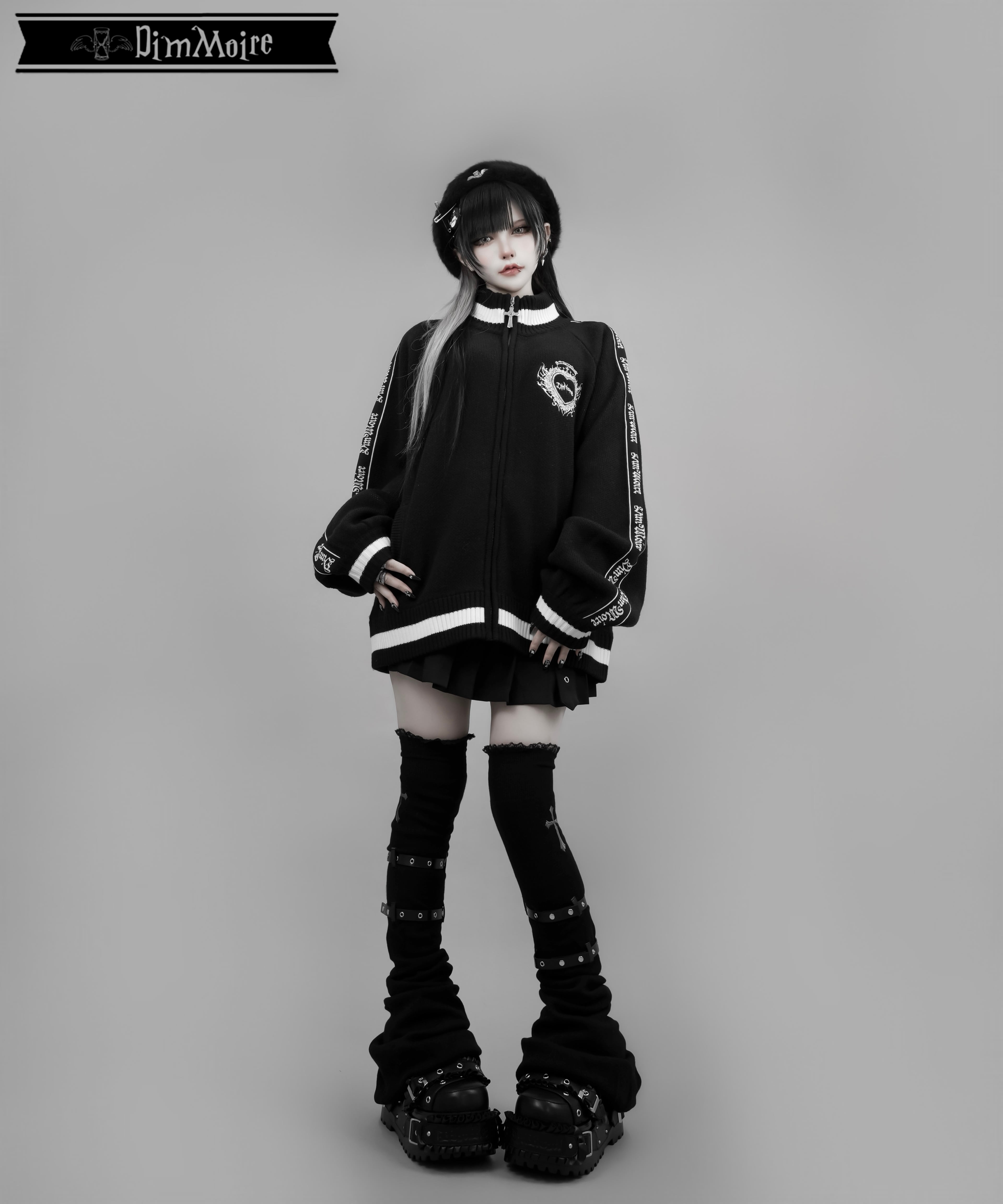 ニットジャージトップス【Black】 | DimMoire 