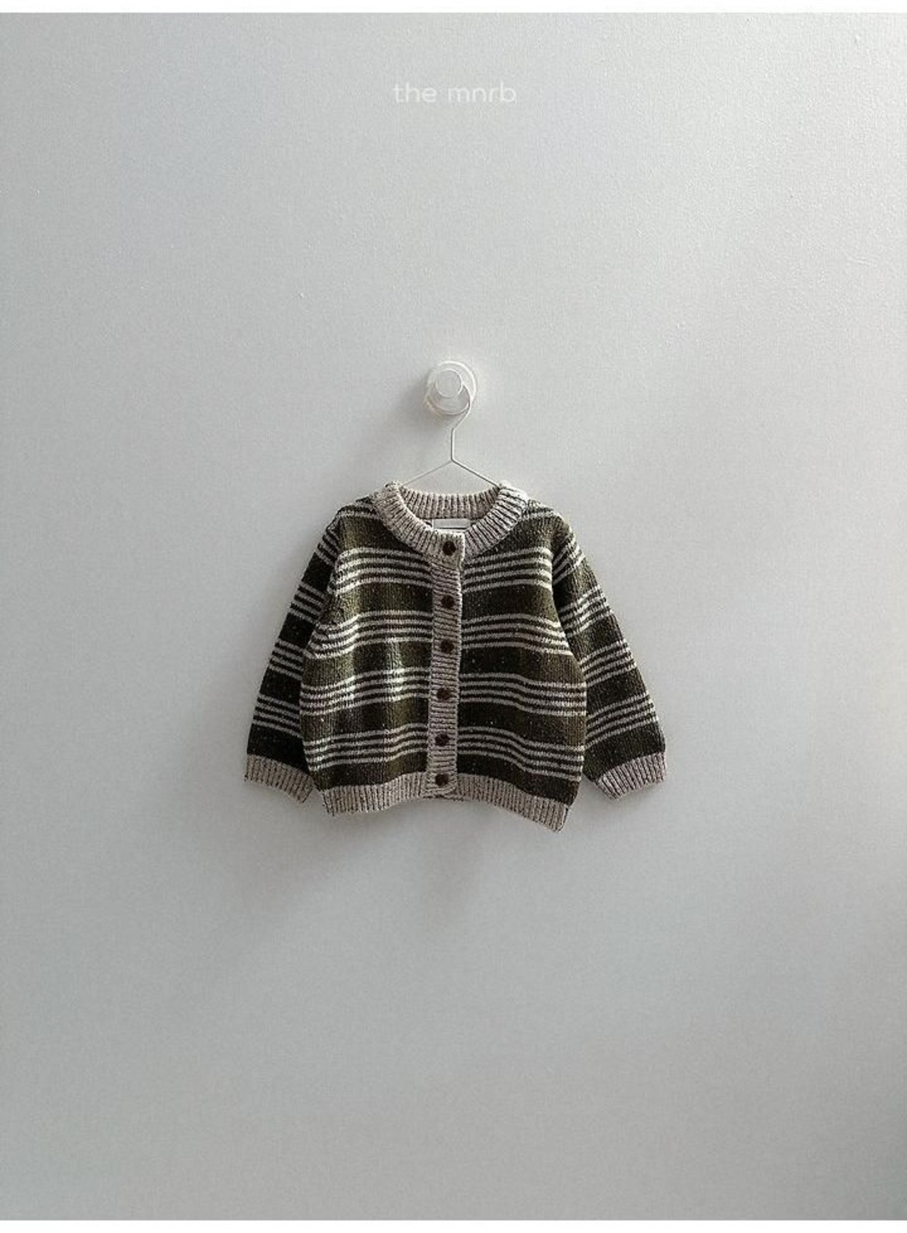 〖取寄〗韓国子供服 / 26winter / minirobe / ラインカーディガン / キッズ *S~XL*