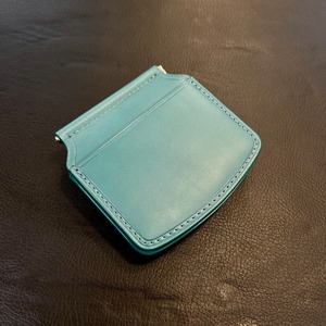 Bluesunshinetrading×6Tleatherworksコラボ【マネークリップ】Turquoise