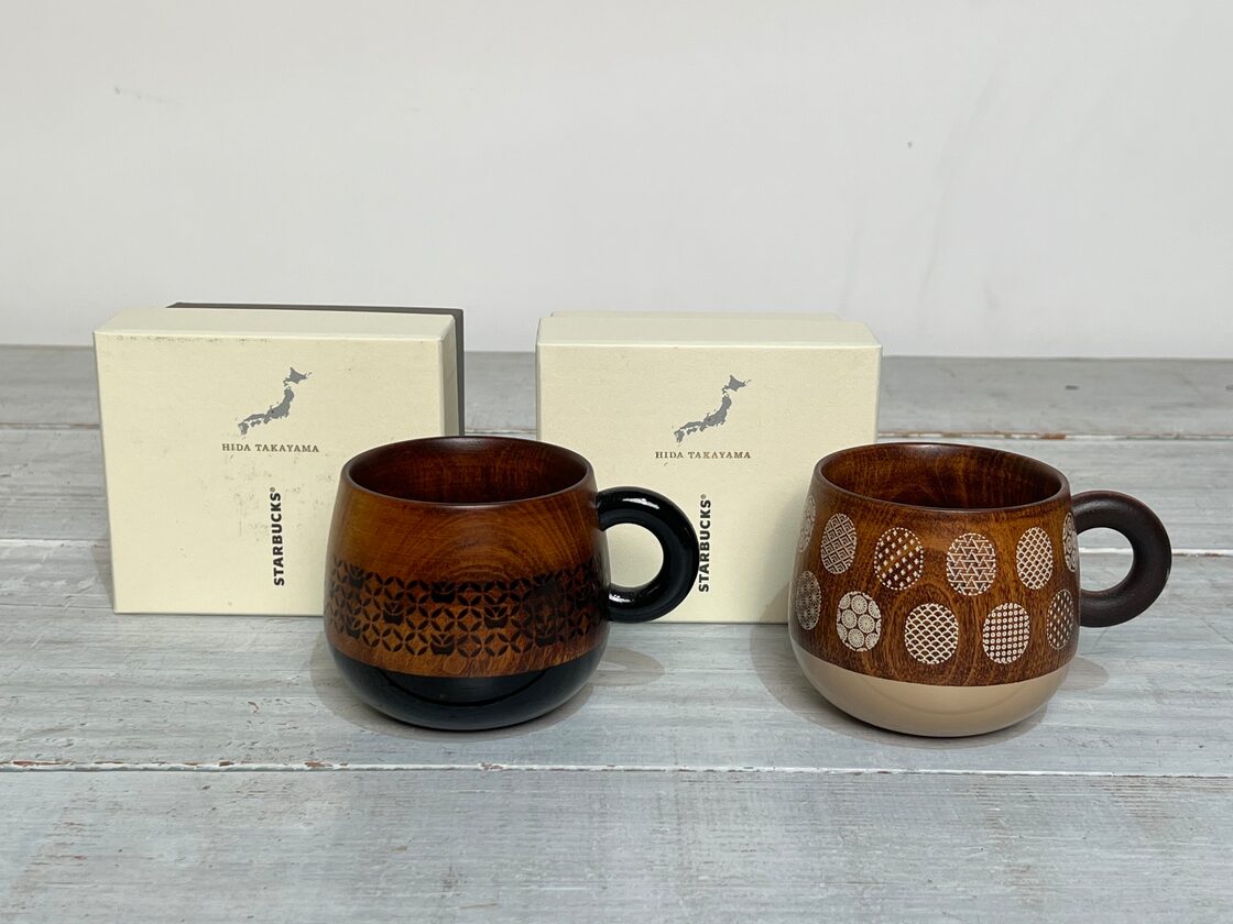 限定希少】スターバックス JIMOTO Made 飛騨高山 ウッドマグ 漆  
