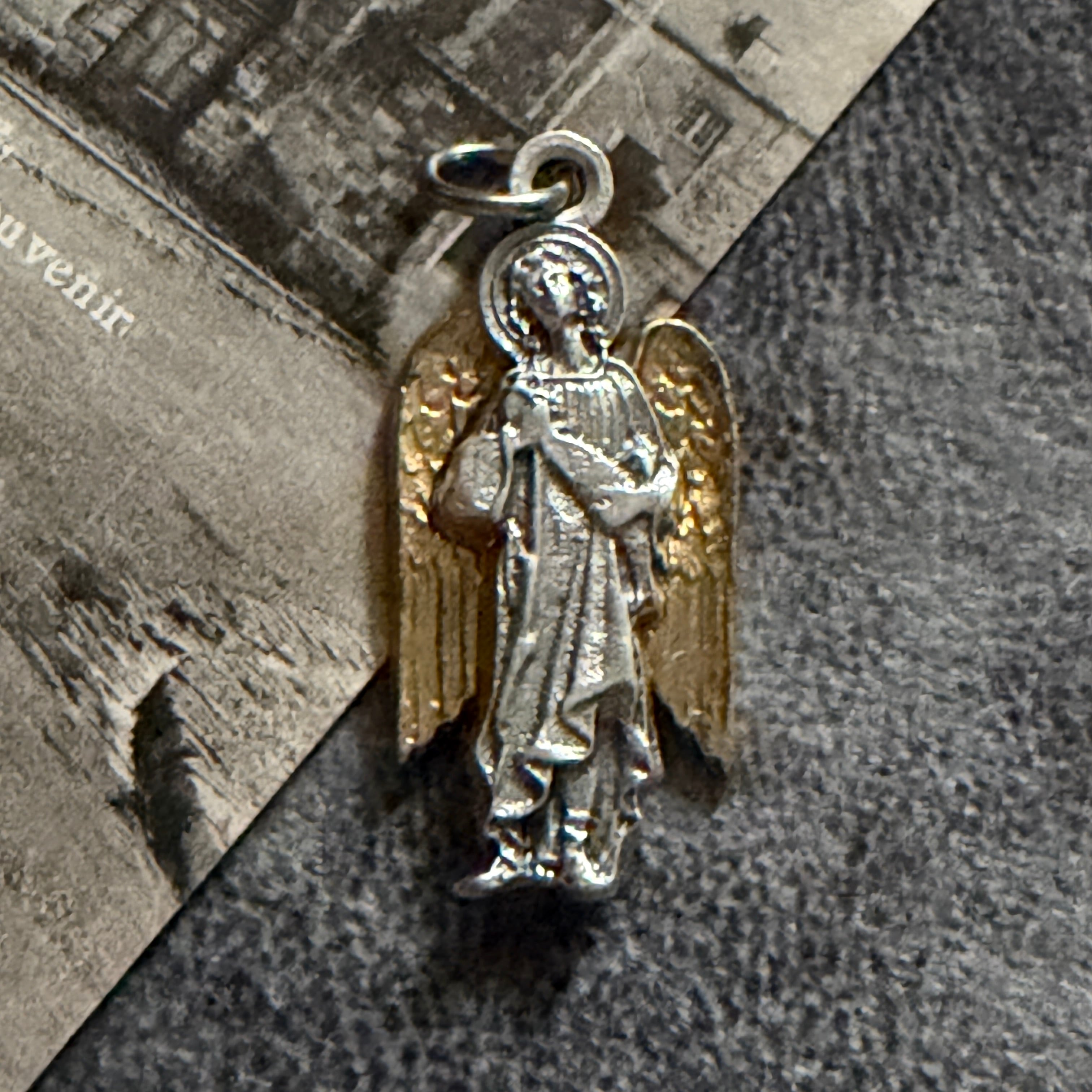 天使 | Antique medaille Mary