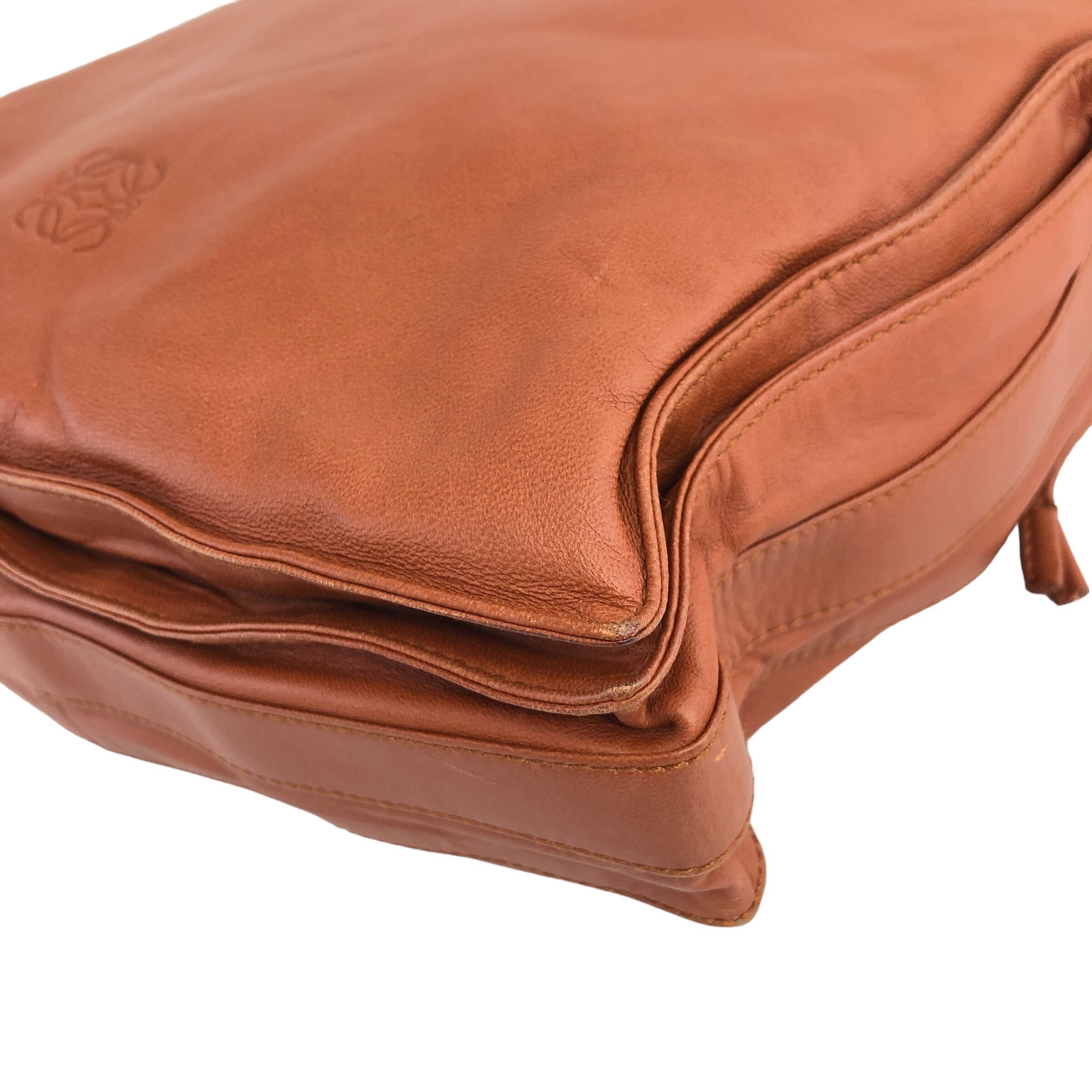 LOEWE ロエベ ショルダーバッグ ブラウン 巾着 vintage ヴィンテージ