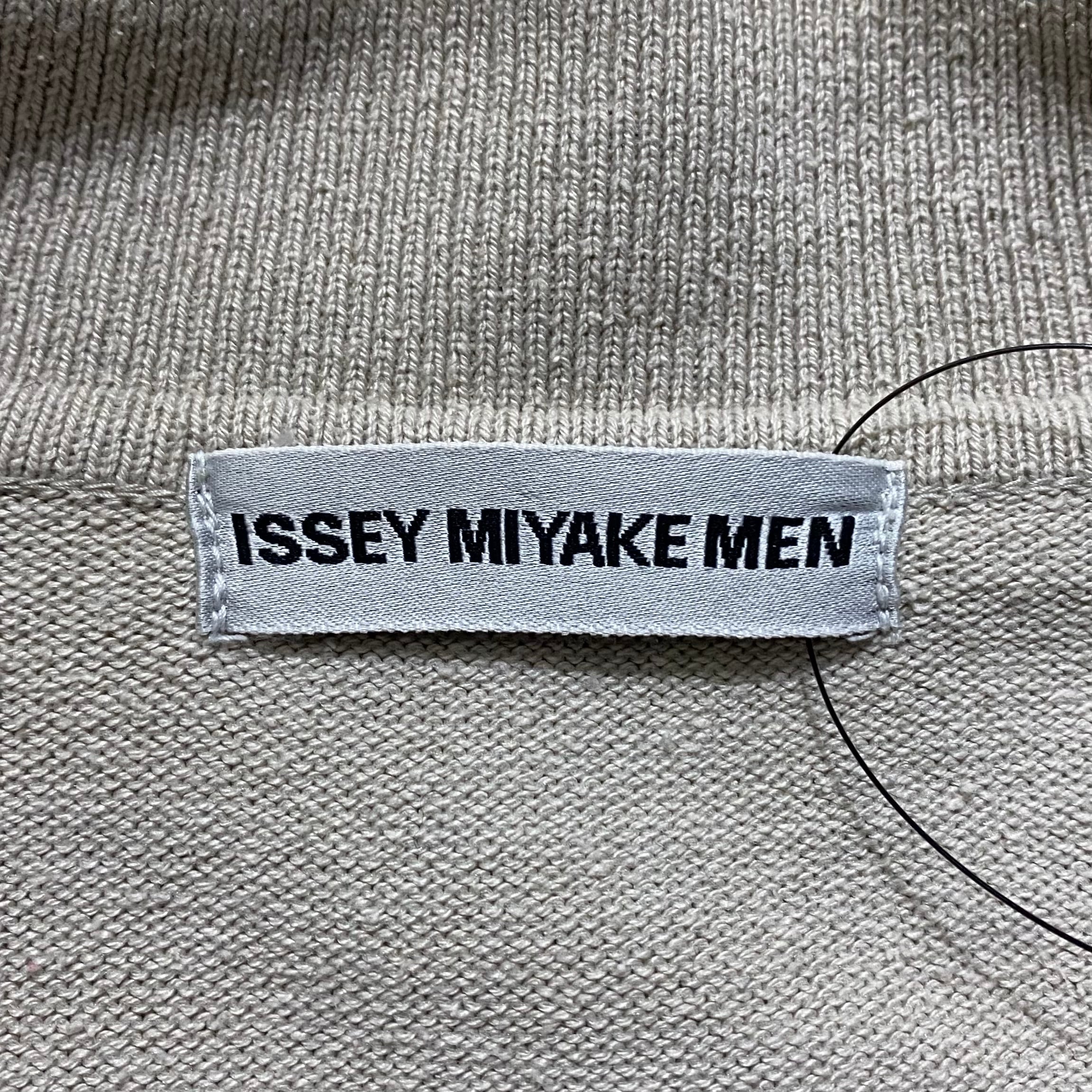 ISSEY MIYAKE MEN silk knit skipper pullover | NOIR ONLINE