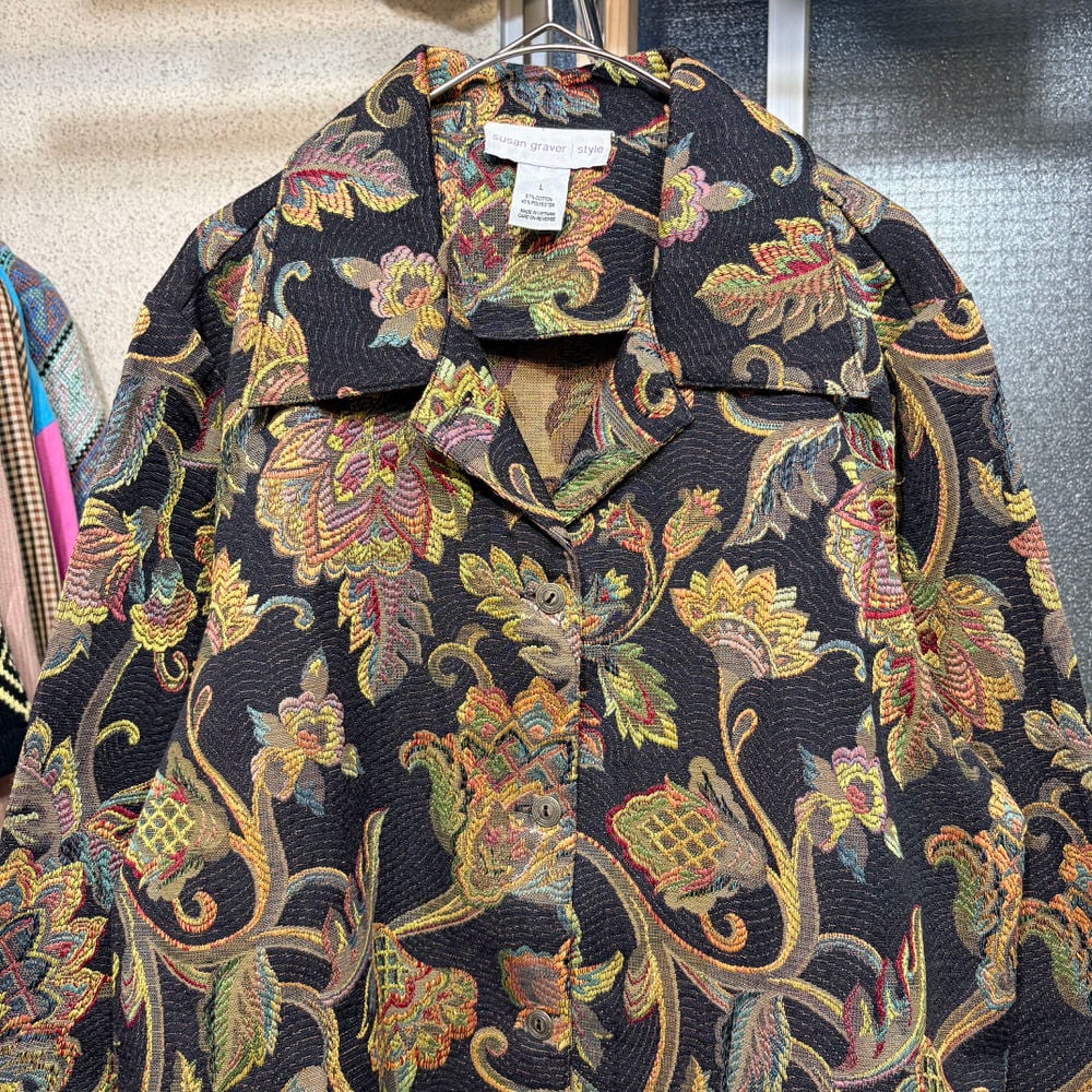 90～00sSusan Graver スーザン グレイヴァー ジャガード織り