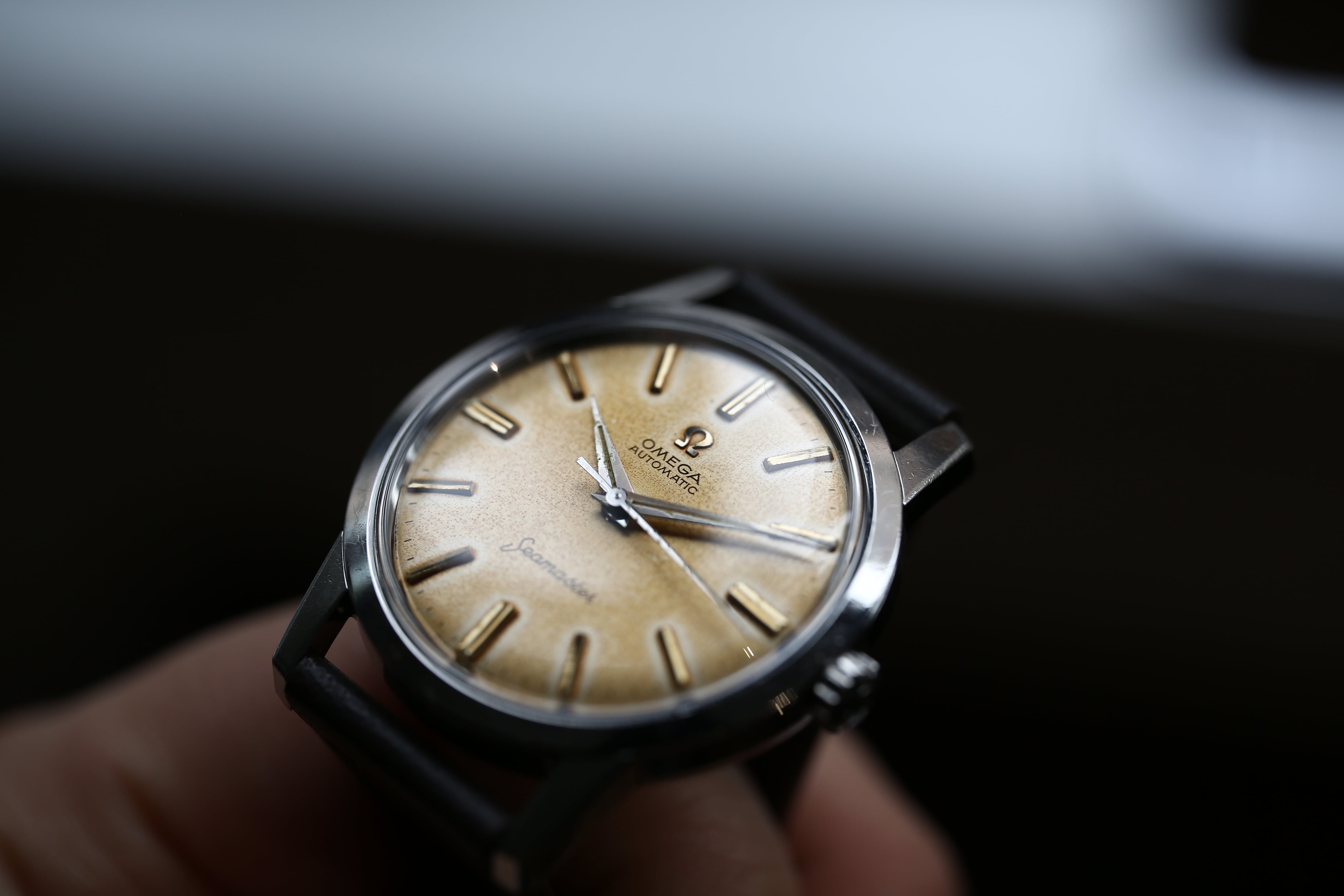 OMEGA】 1962年製 オメガ シーマスター ノンデイト 下がりS リネン