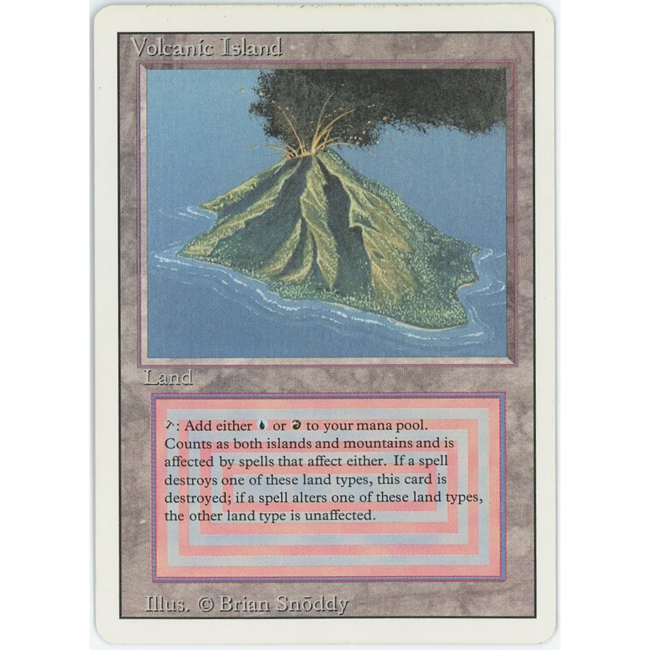 【状態B】Volcanic Island 3ED【EN】[MTG] #1442