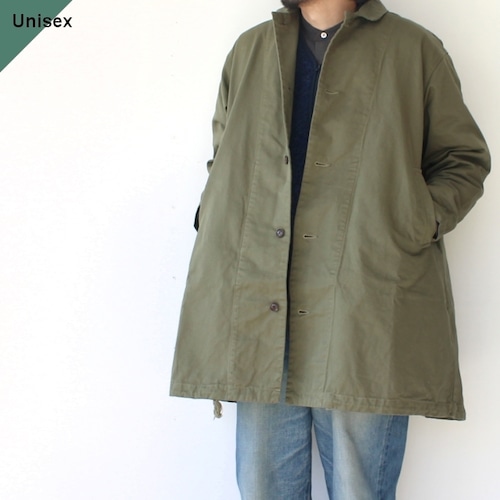 HARVESTY チノオーバーハーフコート Over Half Coat　（Military Green）