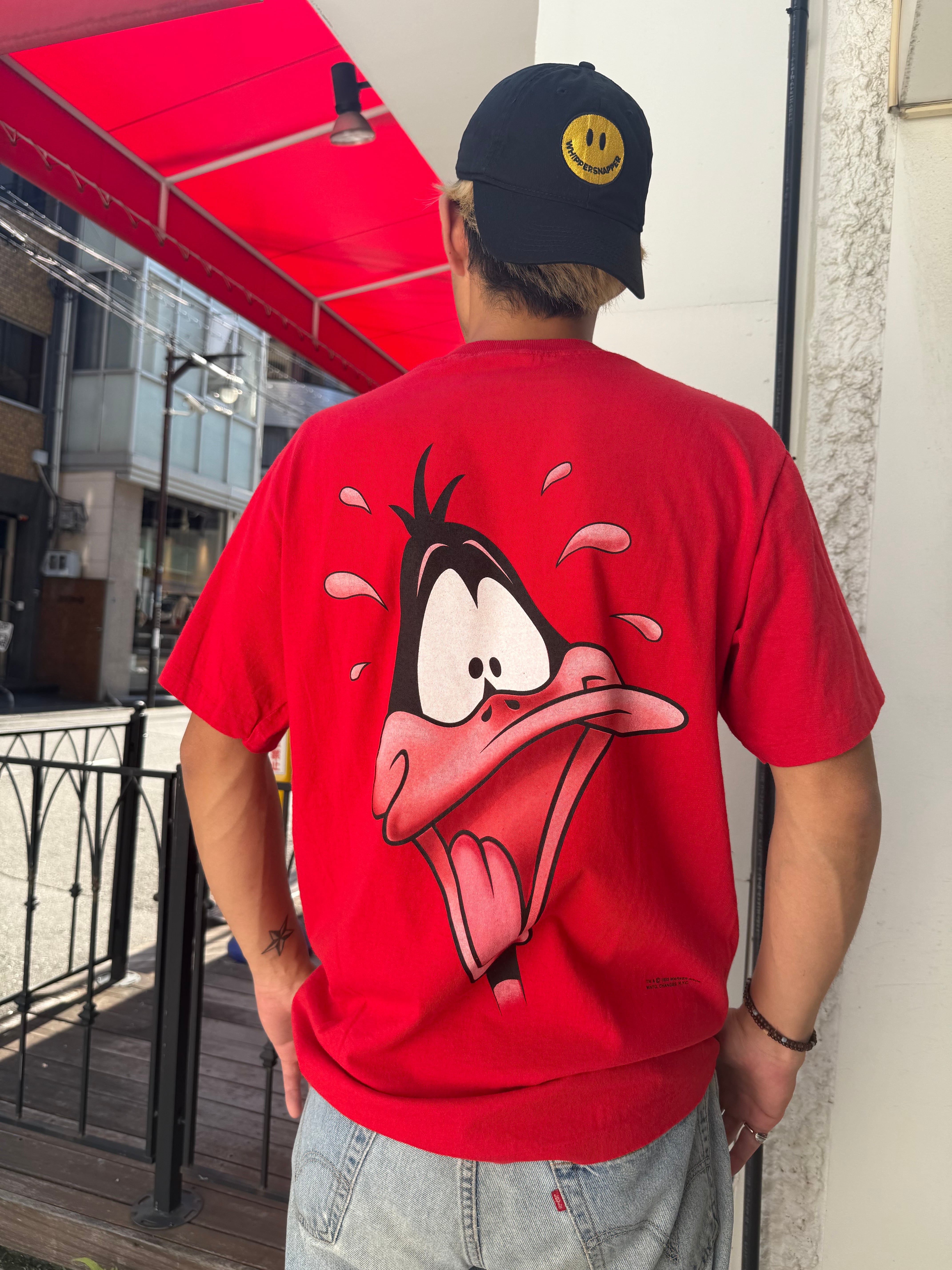 90s Looney Tunes Calvin Klein Parody Daffy Duck Tee /ルーニー