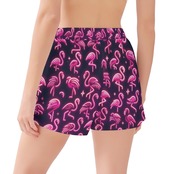 Women's All Over Print Casual Beach Shorts Neon 4785